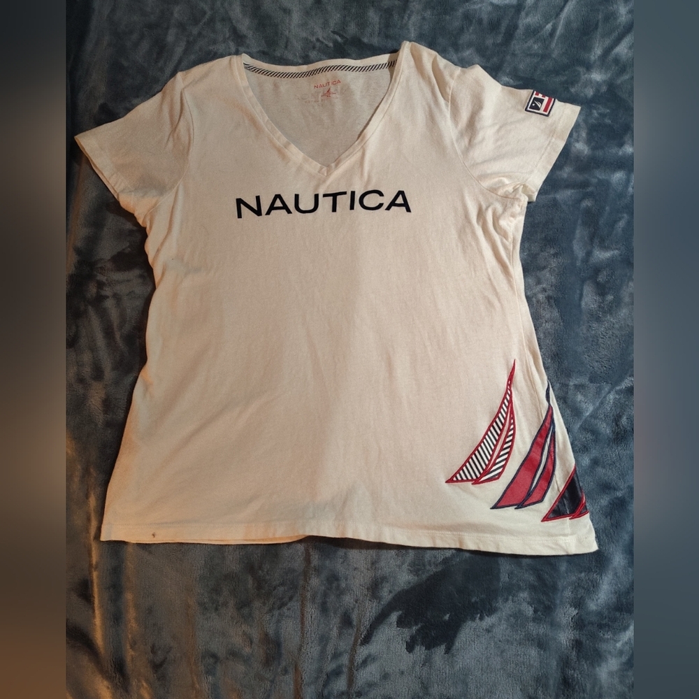 Nautica Womens Luxury T Shirt XL